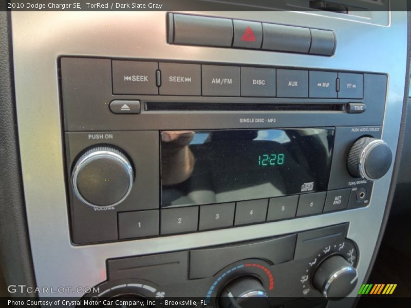 TorRed / Dark Slate Gray 2010 Dodge Charger SE