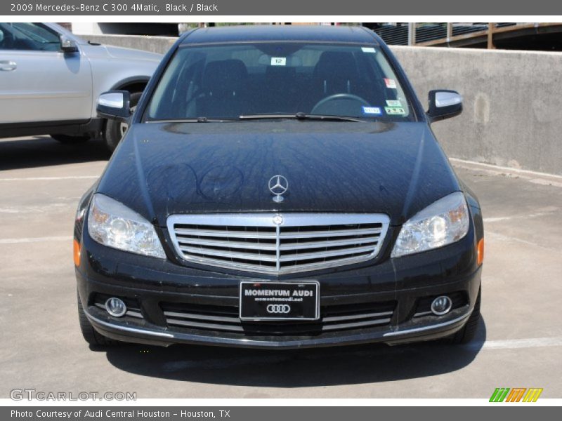 Black / Black 2009 Mercedes-Benz C 300 4Matic