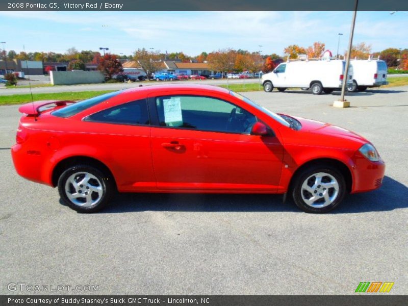 Victory Red / Ebony 2008 Pontiac G5