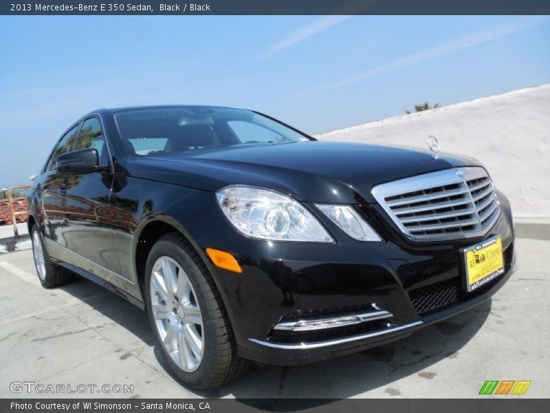 Black / Black 2013 Mercedes-Benz E 350 Sedan