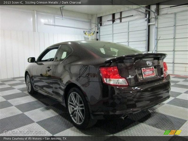 Sizzling Crimson Metallic / Dark Charcoal 2013 Scion tC