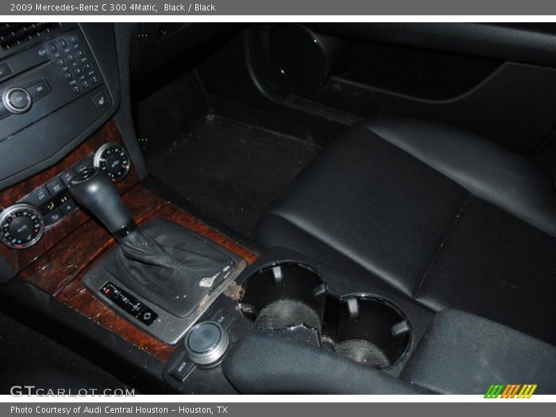 Black / Black 2009 Mercedes-Benz C 300 4Matic