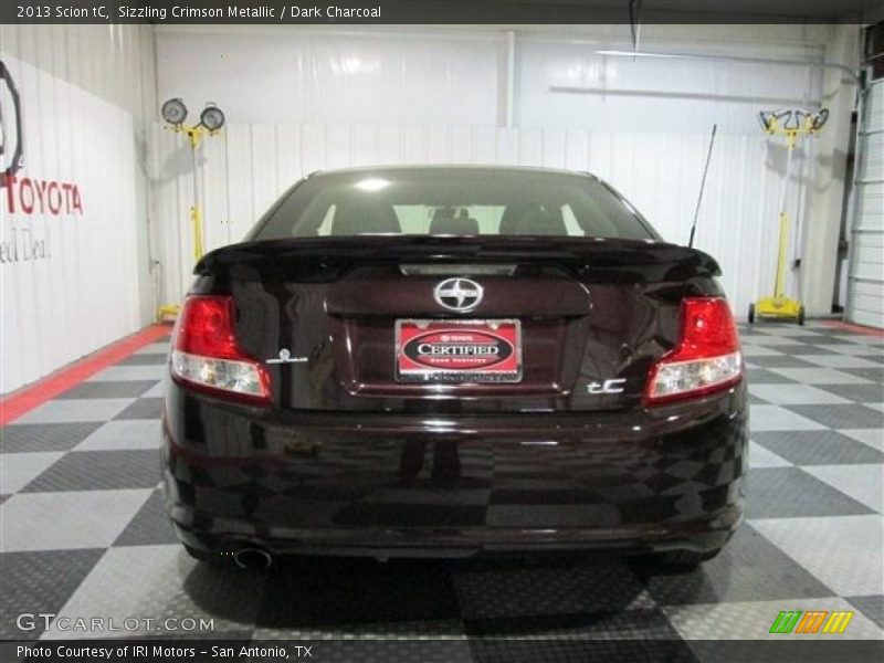 Sizzling Crimson Metallic / Dark Charcoal 2013 Scion tC