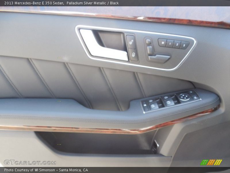 Palladium Silver Metallic / Black 2013 Mercedes-Benz E 350 Sedan