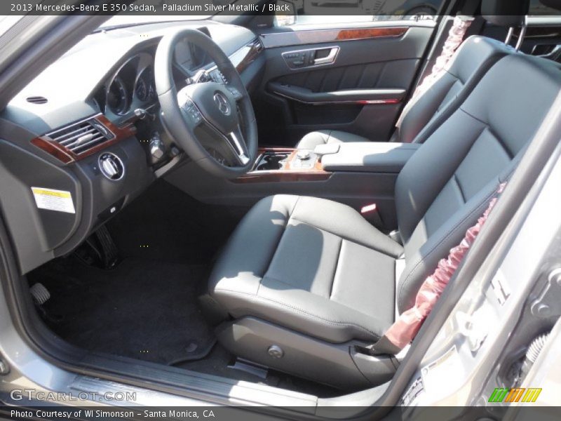Palladium Silver Metallic / Black 2013 Mercedes-Benz E 350 Sedan
