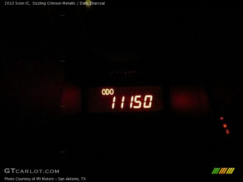 Sizzling Crimson Metallic / Dark Charcoal 2013 Scion tC