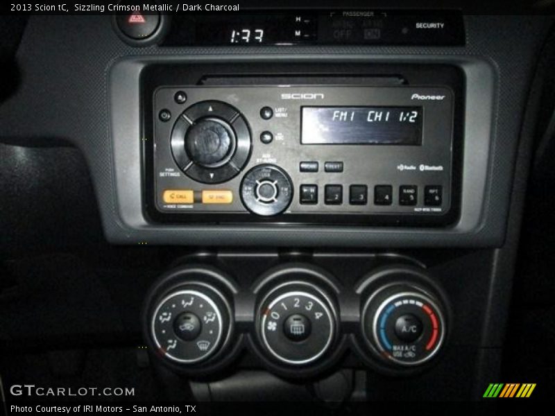 Sizzling Crimson Metallic / Dark Charcoal 2013 Scion tC