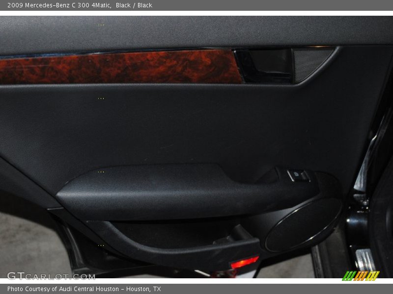 Black / Black 2009 Mercedes-Benz C 300 4Matic