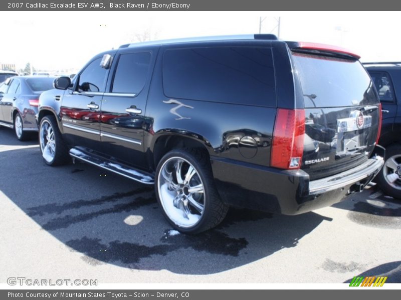 Black Raven / Ebony/Ebony 2007 Cadillac Escalade ESV AWD