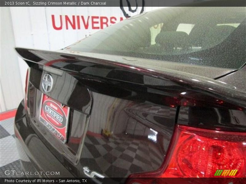 Sizzling Crimson Metallic / Dark Charcoal 2013 Scion tC