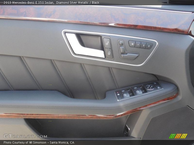 Diamond Silver Metallic / Black 2013 Mercedes-Benz E 350 Sedan