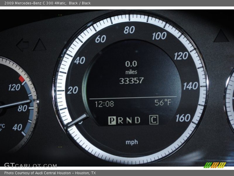 Black / Black 2009 Mercedes-Benz C 300 4Matic