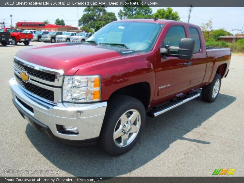 Deep Ruby Metallic / Ebony 2013 Chevrolet Silverado 2500HD LT Extended Cab 4x4