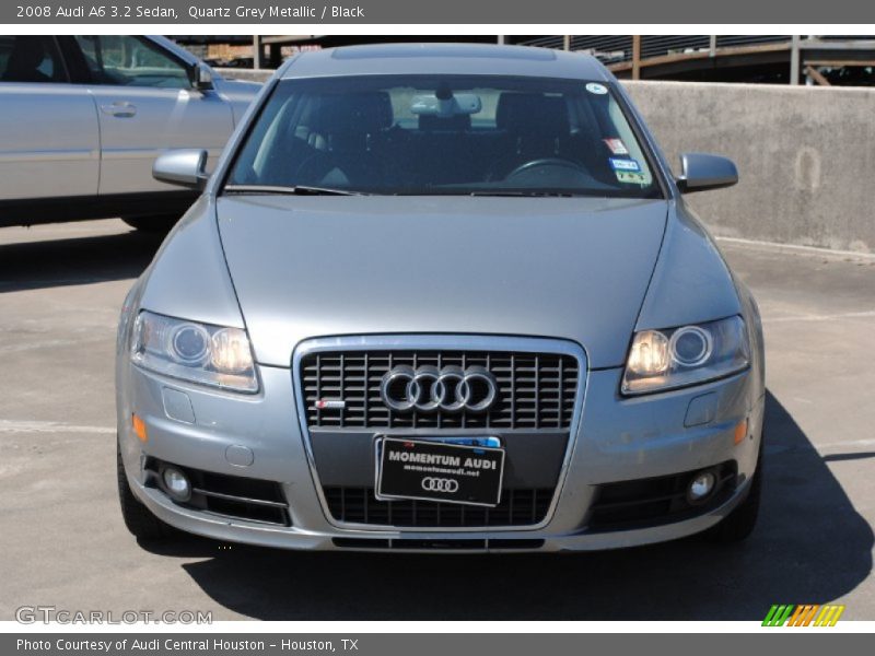 Quartz Grey Metallic / Black 2008 Audi A6 3.2 Sedan