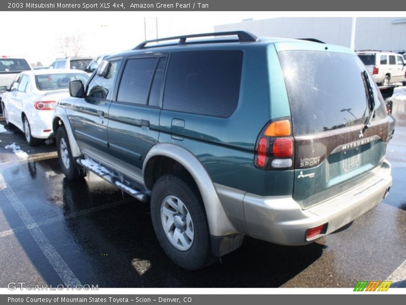Amazon Green Pearl / Tan 2003 Mitsubishi Montero Sport XLS 4x4