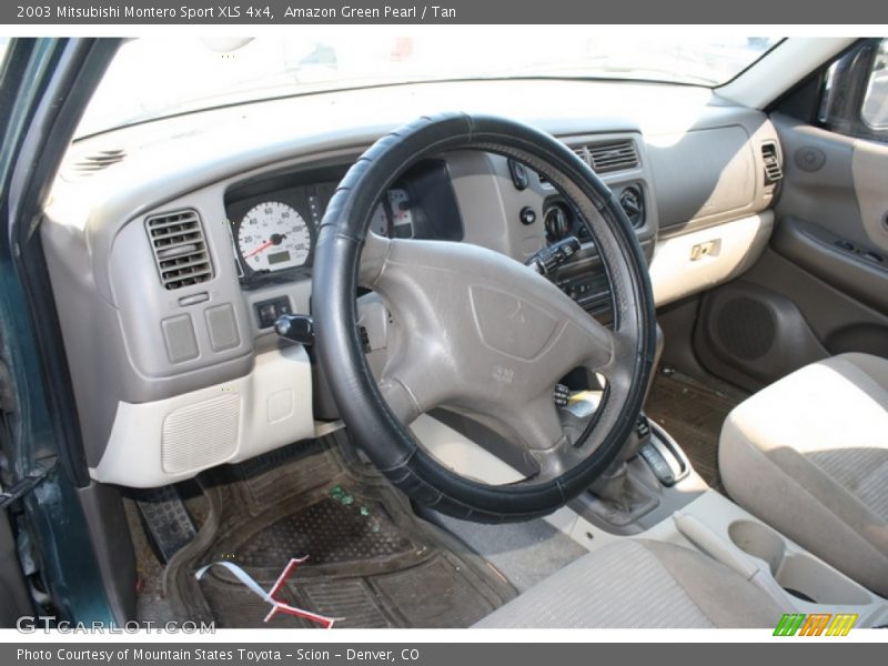 Amazon Green Pearl / Tan 2003 Mitsubishi Montero Sport XLS 4x4