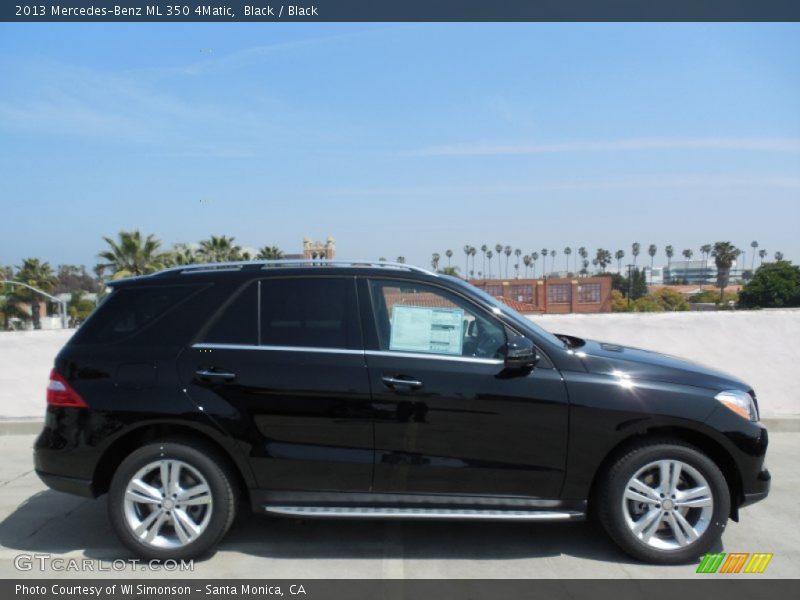 Black / Black 2013 Mercedes-Benz ML 350 4Matic