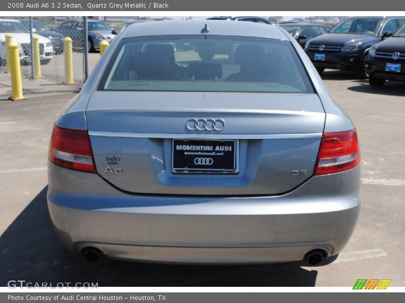 Quartz Grey Metallic / Black 2008 Audi A6 3.2 Sedan