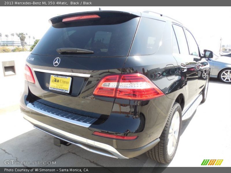 Black / Black 2013 Mercedes-Benz ML 350 4Matic