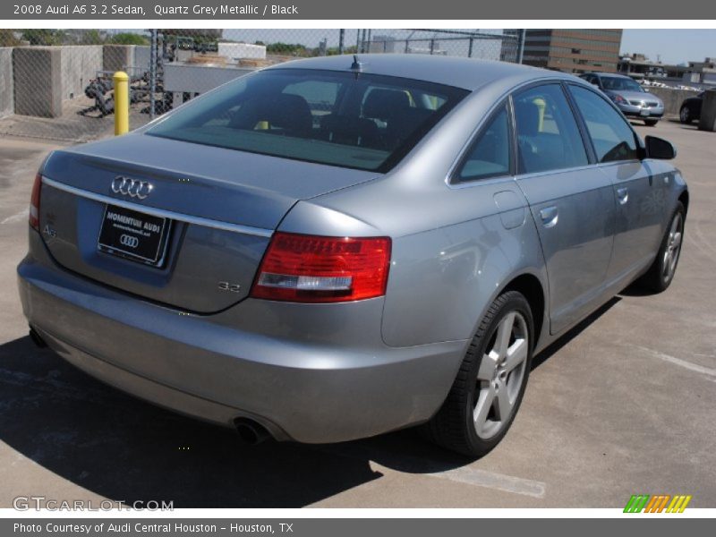 Quartz Grey Metallic / Black 2008 Audi A6 3.2 Sedan