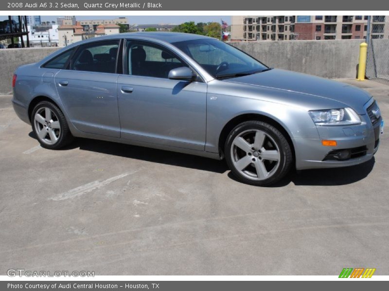 Quartz Grey Metallic / Black 2008 Audi A6 3.2 Sedan