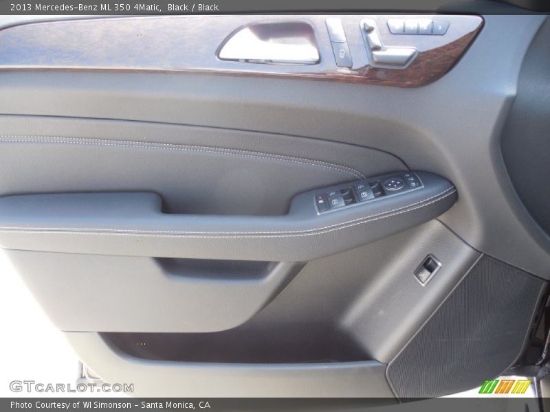 Black / Black 2013 Mercedes-Benz ML 350 4Matic