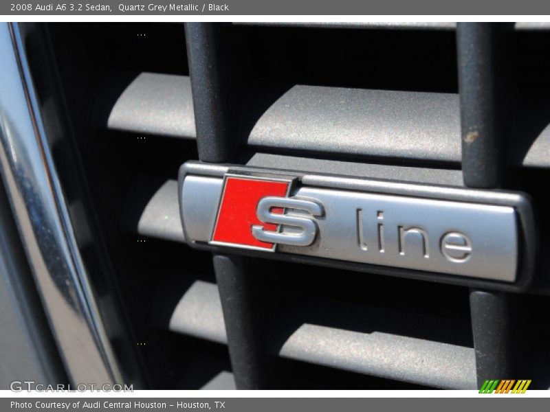 Quartz Grey Metallic / Black 2008 Audi A6 3.2 Sedan