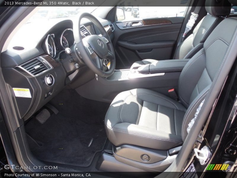Black / Black 2013 Mercedes-Benz ML 350 4Matic