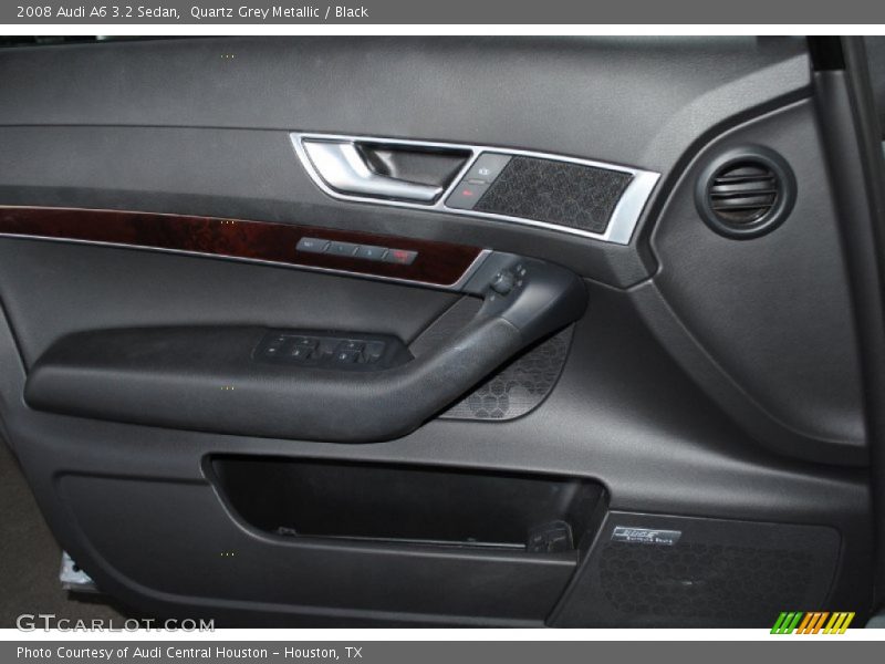 Quartz Grey Metallic / Black 2008 Audi A6 3.2 Sedan