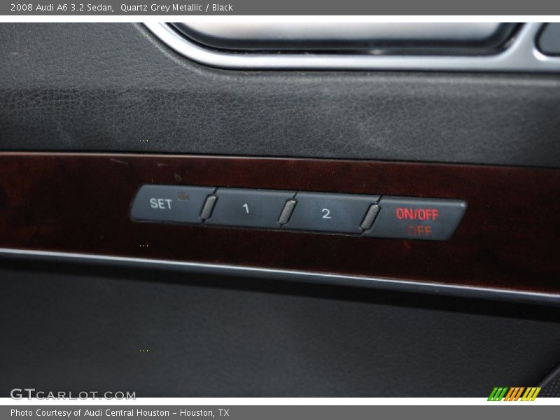 Quartz Grey Metallic / Black 2008 Audi A6 3.2 Sedan