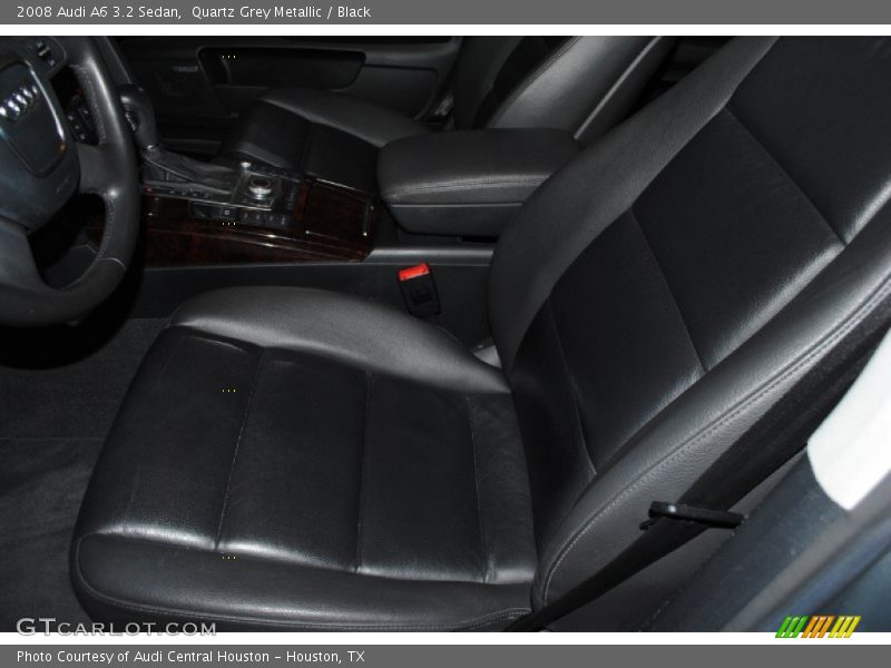 Quartz Grey Metallic / Black 2008 Audi A6 3.2 Sedan