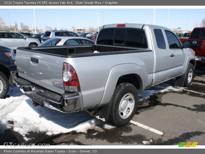 Silver Streak Mica / Graphite 2010 Toyota Tacoma V6 SR5 Access Cab 4x4