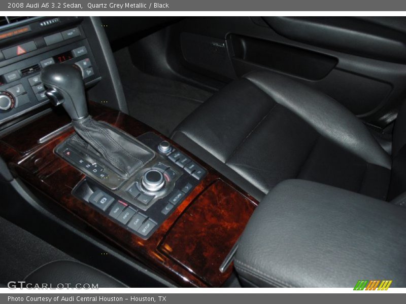 Quartz Grey Metallic / Black 2008 Audi A6 3.2 Sedan