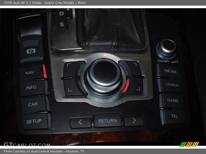 Quartz Grey Metallic / Black 2008 Audi A6 3.2 Sedan