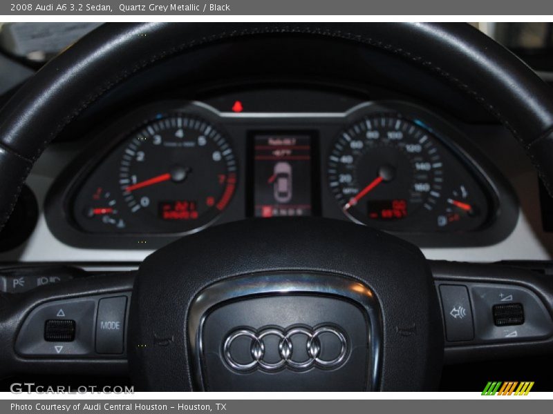 Quartz Grey Metallic / Black 2008 Audi A6 3.2 Sedan