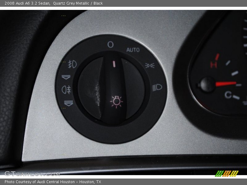 Quartz Grey Metallic / Black 2008 Audi A6 3.2 Sedan