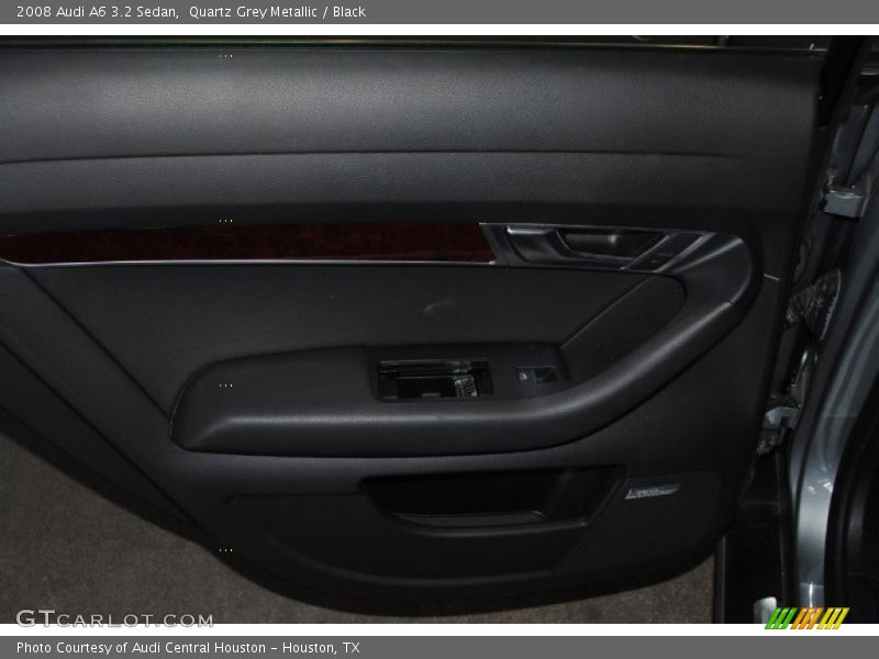 Quartz Grey Metallic / Black 2008 Audi A6 3.2 Sedan