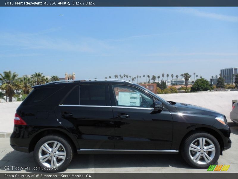 Black / Black 2013 Mercedes-Benz ML 350 4Matic
