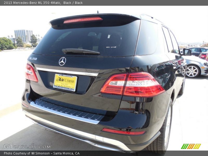 Black / Black 2013 Mercedes-Benz ML 350 4Matic