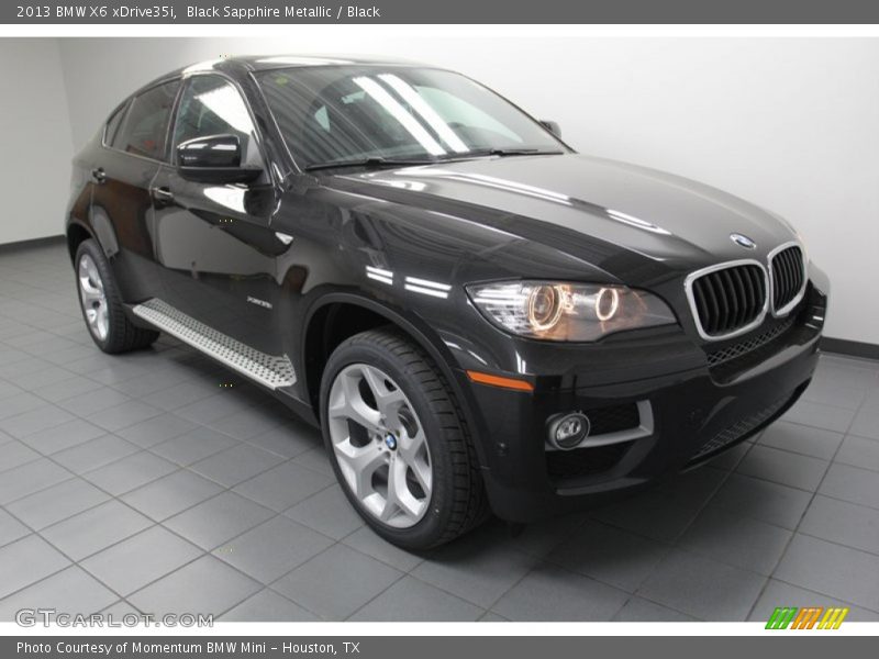 Black Sapphire Metallic / Black 2013 BMW X6 xDrive35i