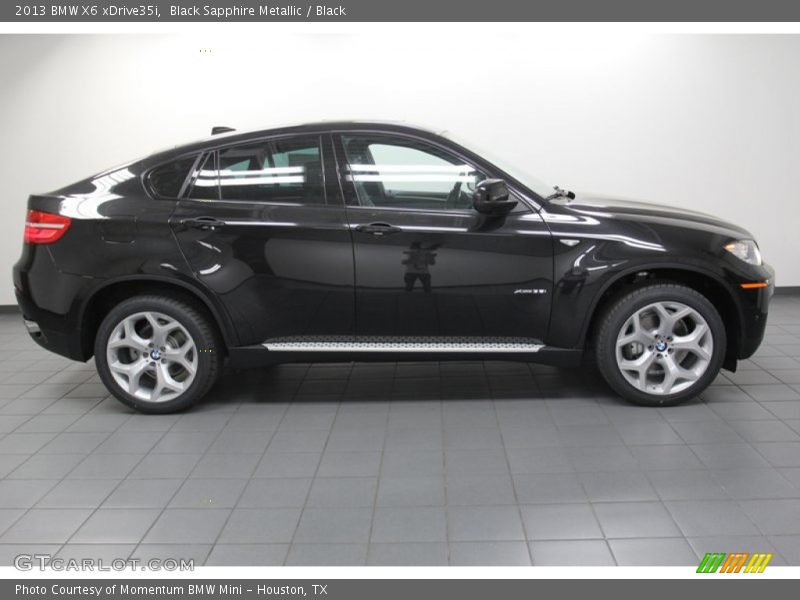 Black Sapphire Metallic / Black 2013 BMW X6 xDrive35i