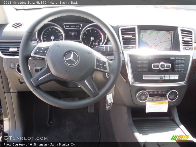 Black / Black 2013 Mercedes-Benz ML 350 4Matic