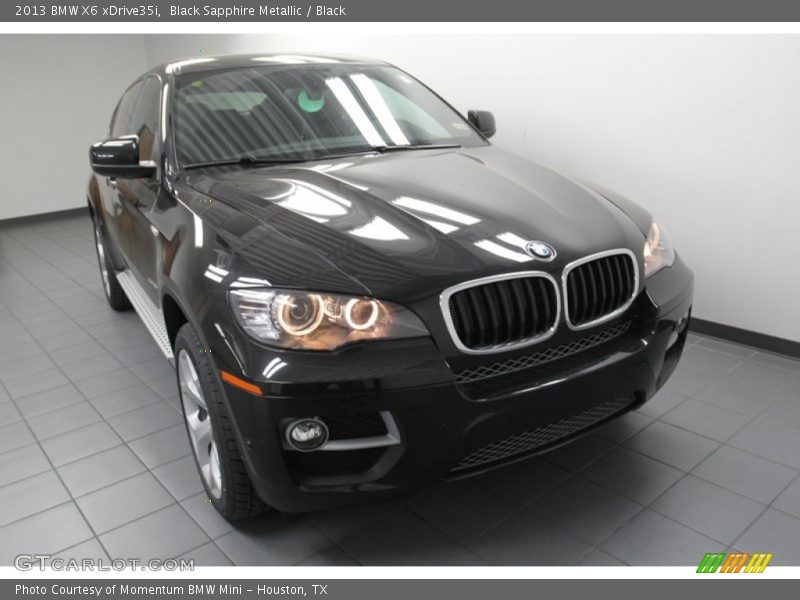 Black Sapphire Metallic / Black 2013 BMW X6 xDrive35i