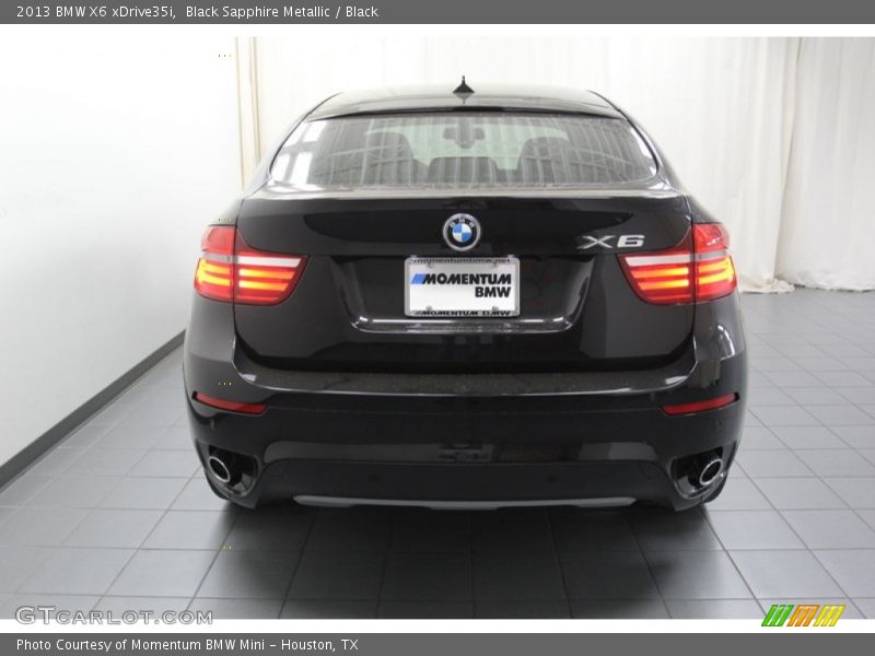Black Sapphire Metallic / Black 2013 BMW X6 xDrive35i