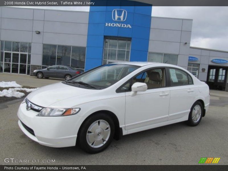 Taffeta White / Ivory 2008 Honda Civic Hybrid Sedan