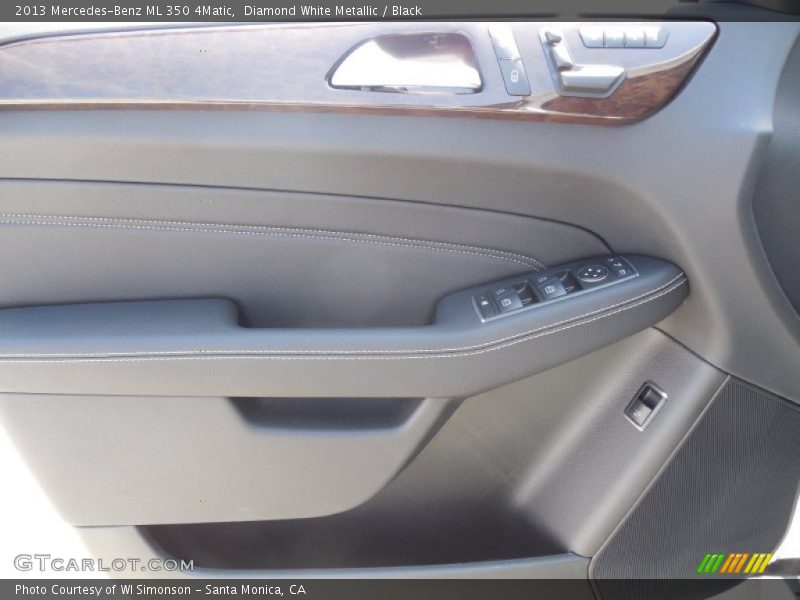 Diamond White Metallic / Black 2013 Mercedes-Benz ML 350 4Matic