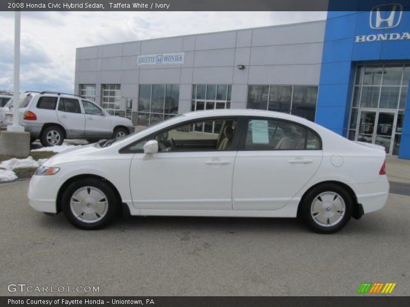 Taffeta White / Ivory 2008 Honda Civic Hybrid Sedan