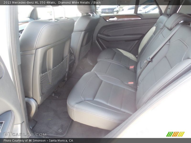 Diamond White Metallic / Black 2013 Mercedes-Benz ML 350 4Matic