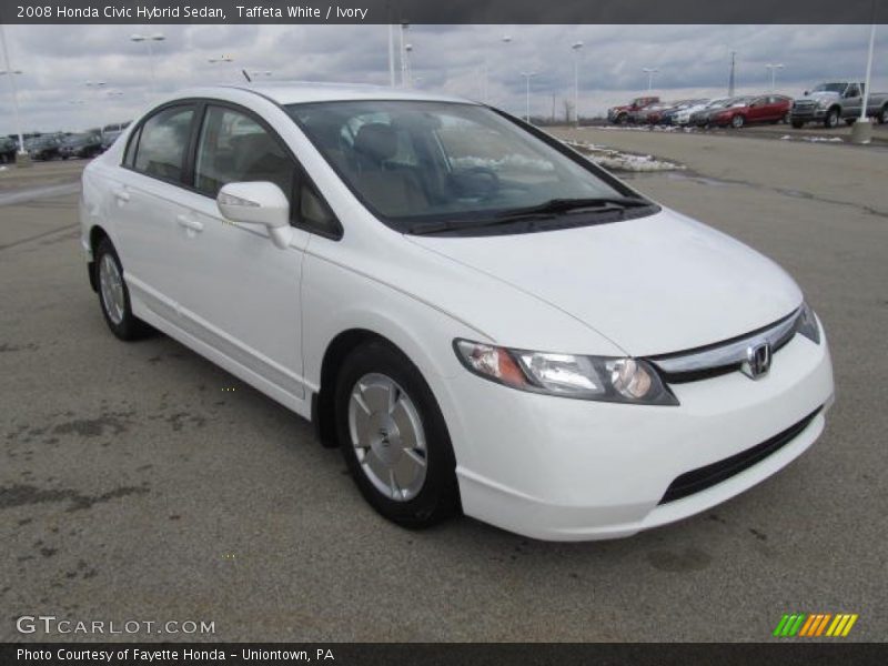 Taffeta White / Ivory 2008 Honda Civic Hybrid Sedan