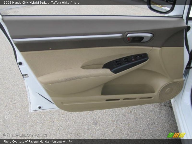 Taffeta White / Ivory 2008 Honda Civic Hybrid Sedan
